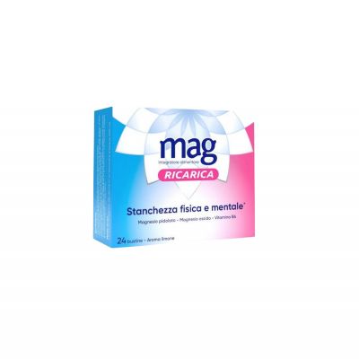 MAG RICARICA - INTEGRATORE CONTRO LA STANCHEZZA MENTALE E FISICA - 24 BUSTINE