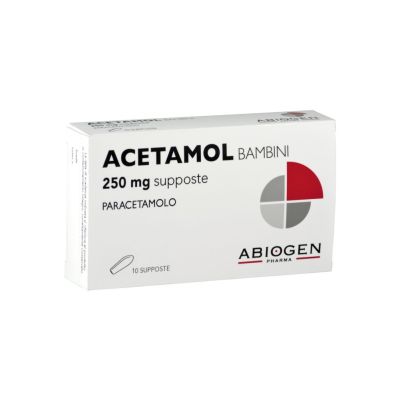 ACETAMOL BB - 10 SUPPOSTE 250 MG