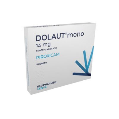 DOLAUT MONO - CEROTTO MEDICATO CON PIROXICAM 14 MG - 8 CEROTTI