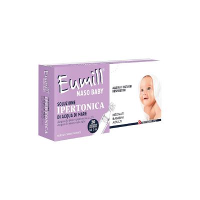 EUMILL - SOLUZIONE IPERTONICA NASO BABY - 20 FLACONICNI