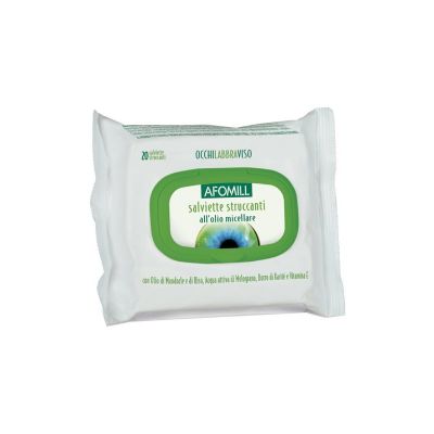AFOMILL - SALVIETTE STRUCCANTI OLIO MICELLARE - 20 PZ