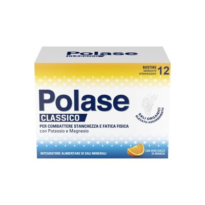POLASE - INTEGRATORE DI MAGNESIO E POTASSIO GUSTO ARANCIA - 12 BUSTINE