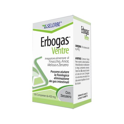 ERBOGAS VENTRE 100 COMPRESSE
