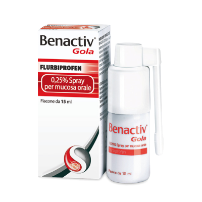 BENACTIV GOLA*SPRAY 15ML 0,25%