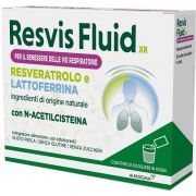 immagine di 933080196 - RESVIS FLUID XR – INTEGRATORE PER LE VIE RESPIRATORE GUSTO PESCA - 12 BUSTINE