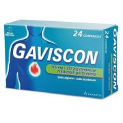 immagine di 024352054 - GAVISCON*24CPR MENTA 500+267MG