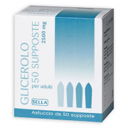 immagine di 029797127 - GLICEROLO - SUPPOSTE ADULTI 2250 MG - 50 SUPPOSTE