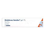immagine di 034040016 - DICLOFENAC SANDOZ - GEL CUTANEO 1% - 50 GR