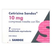 immagine di 037629019 - CETIRIZINA SAND*7CPR RIV 10MG